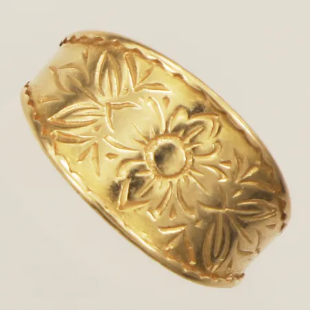 Ring stl:19 bredd 3,1mm 18K Vikt: 5,3 g