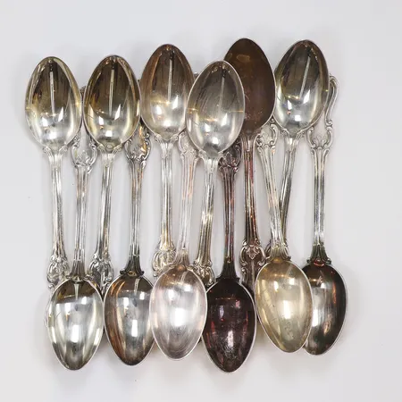 12st Kaffeskedar modell Olga längd 12cm GAB silver 830/1000 Vikt: 194,3 g