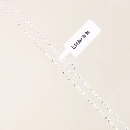 Kedja Kullänk, längd 45cm, bredd 1,7mm, silver 925/1000 Vikt: 3,9 g