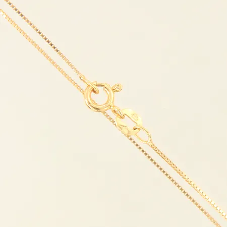 Kedja Venezia, längd 36cm, bredd 0,7mm, GFAB, 18K  Vikt: 1,2 g