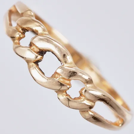 Ring pansar stl: 18¾ bredd: ca 2-5mm, 18K Vikt: 1,9 g