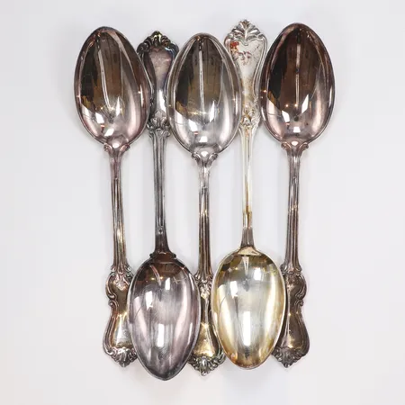 5 matskedar, 18cm, silver, 830/1000 Vikt: 233,2 g