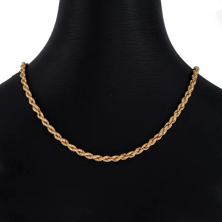 Halskedja Cordell, 18K guld, Balestra Italien, Svedbom & Co AB (KFS), längd 45,0 cm, diameter 3,5 mm, fint skick Vikt: 10,3 g