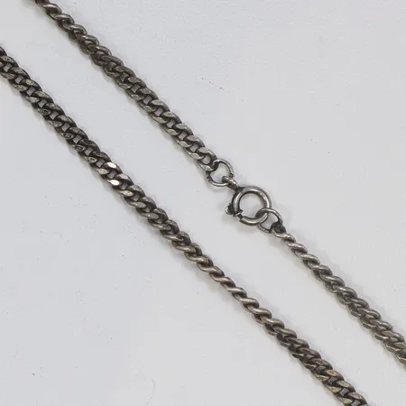 Kedja Pansar 70cm bredd 4mm, med slitage, otydliga stämplar silver 830/1000 Vikt: 29,6 g