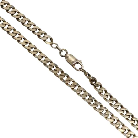 Halskedja Pansar, silver 835/1000, GIA, längd 52 cm, bredd 4,6 mm Vikt: 25,2 g