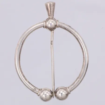 Dräktnål Ø40mm 830/1000 silver Vikt: 5,9 g