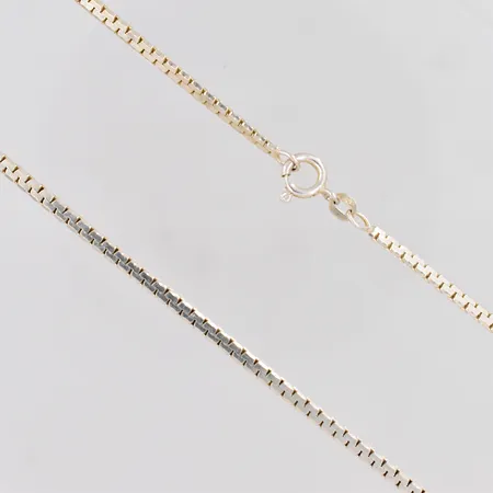 Kedja manglad S-länk, längd 40cm, bredd 2,6mm, Silver 925/1000 Vikt: 8,7 g