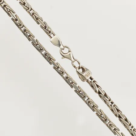 Kedja Kejsarlänk, längd 56,5cm, bredd 3,2mm, 925/1000 silver  Vikt: 29,8 g