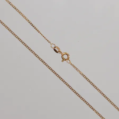 Kedja Pansar, 53cm, bredd 1,4mm, 14K lås 18K  Vikt: 3,1 g