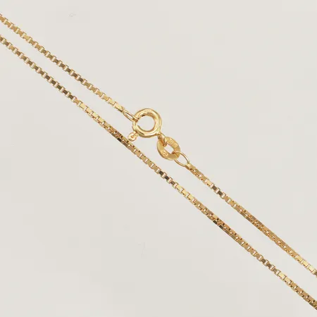 Kedja Venezia, längd 42,5cm, bredd 1mm, 18K  Vikt: 4,3 g