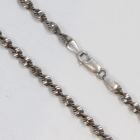 Kedja Cordell 45cm bredd 4mm GFAB silver 925/1000 Vikt: 10,1 g