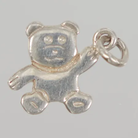 Hänge Nallebjörn, ca 15x21mm, Silver 925/1000   Vikt: 2,7 g