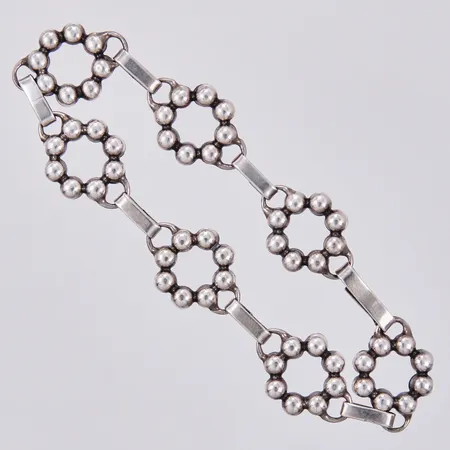 Armband längd: ca 19,5cm, bredd: ca 2-14mm, 830/1000 silver Vikt: 9,8 g