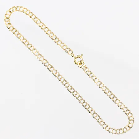 Armband Bismarck, 18,5cm, bredd 3mm, 18K Vikt: 2,1 g