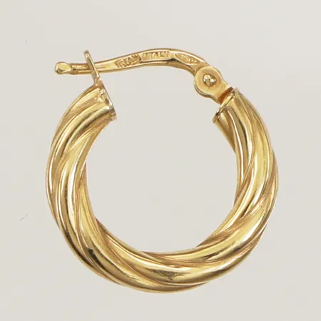 Udda örhänge, Ø15,7mm,bredd 2,8mm, 18K  Vikt: 0,7 g