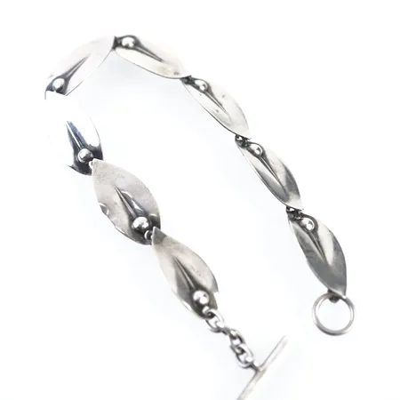 Armband, silver, 19,5cm, bredd 11mm, Dansk desig, sterlingsilver  Vikt: 10,1 g