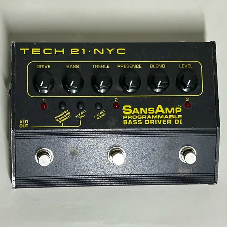 Driver för bas Tech 21 NYC SansAmp, ej funktionstestad