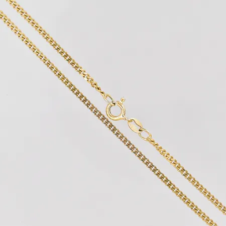 Vristlänk pansar, längd 25,5cm, bredd 2,1mm, förgyllt silver 925/1000 Vikt: 2,8 g