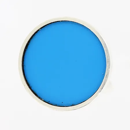 Ring stl 19½, turkos platta Ø21mm, silver 925/1000 Vikt: 7,5 g