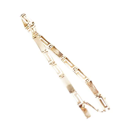 Armband, 17cm, bredd 4mm, 14k Vikt: 5,4 g