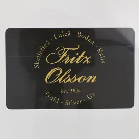 Presentkort på Fritz Olsson à 10 000kr från 3/3 2025 & giltigt 3 år framåt, i ask