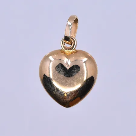 Hänge Hjärta, längd 19 mm, bredd 12 mm, 18K. Vikt: 1,3 g