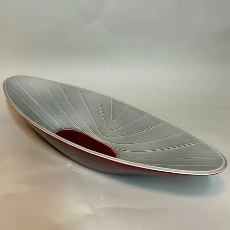 Fruktskål i stengods Rörstrand California av Carl-Harry Stålhane, 1950-tal, 53cm x 20cm x 8,5cm i höjd Skickas med postpaket.