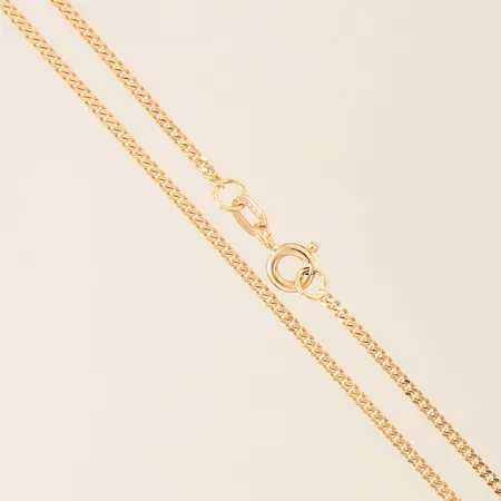 Kedja Pansar, längd 42cm, bredd 1,6mm, 18K  Vikt: 4 g