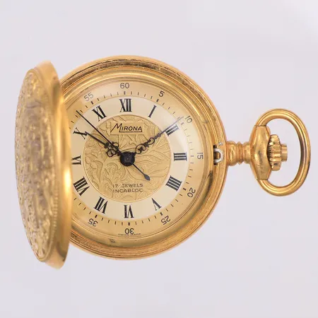 Mormorsur Mirona manuell Ø34mm, gulfärgad metall