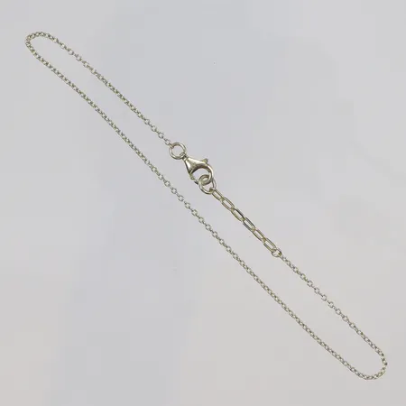 Fotlänk förgylld 20/22cm silver 925/1000 Vikt: 1 g