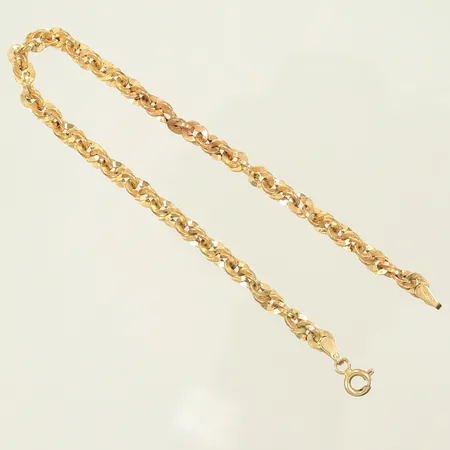 Armband, längd 18cm, bredd 4mm, 14K, 2,1g Vikt: 2,1 g