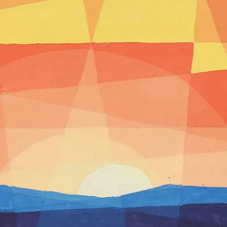 Tavla, Cai Poulsen, "Kvällsljus", olja på pannå, signerad och daterad -80, ca 13x13cm.  Skickas med postpaket.