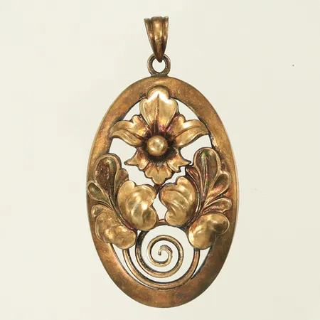 Hänge, längd 45mm inkl ögla, bredd 24mm, Silver 830/1000, 4,9g Vikt: 4,9 g