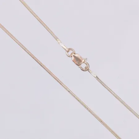 Kedja Ormlänk 45cm lång & 1mm bred, 925/1000 silver Vikt: 3,2 g