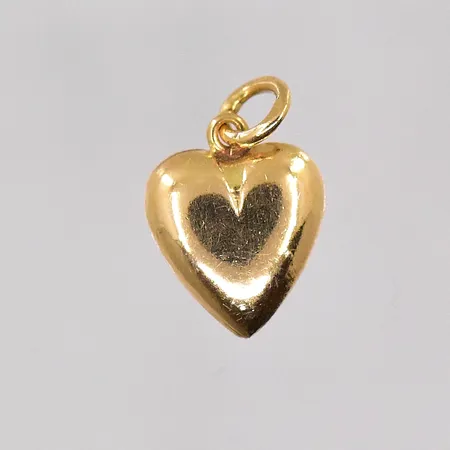 Hänge hjärta, bredd 9,3mm, längd 14mm, ihåligt, 18K Vikt: 0,6 g