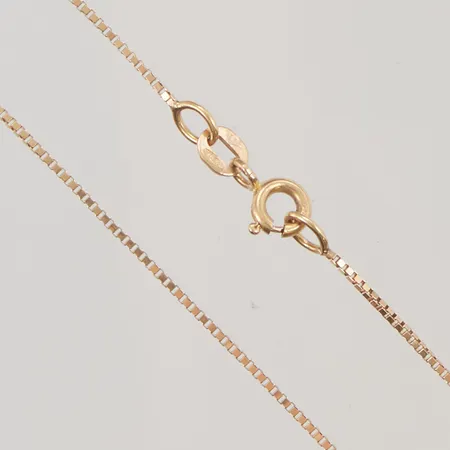 Kedja venezia, 38,5cm, bredd: 1mm, Guldfynd, 18K, 2,1g.