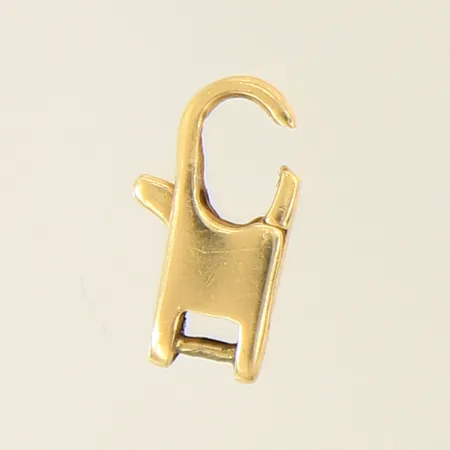 Lås, defekt, 18K  Vikt: 0,9 g