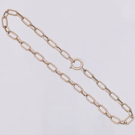 Armband Ankar 18,6cm lång & 3,7mm, 830/1000 silver Vikt: 2,6 g