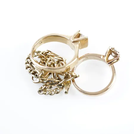 Diverse guld, 14k Vikt: 14,3 g