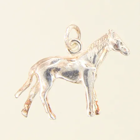 Hänge, häst, 17x22mm, silver 925/1000 Vikt: 2 g