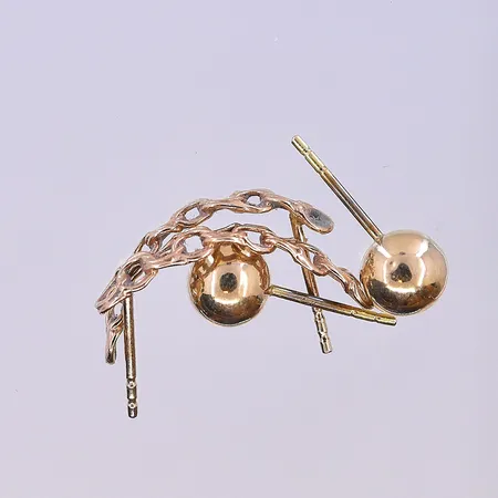 Diverse guld, 18K. Vikt: 1,3 g