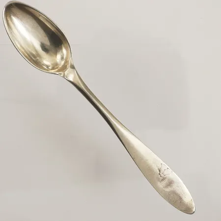 Sked, längd 14cm, år 1802, bucklor, 830/1000 silver  Vikt: 15,4 g