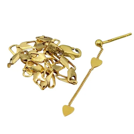 Diverse smycken, 18K guld, defekter Vikt: 2,6 g