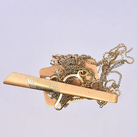 Diverse guld, 18K. Vikt: 12,8 g