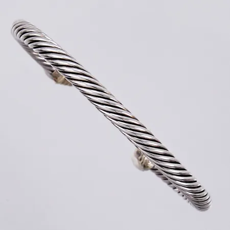 Armring öppen Ø 5x6cm bredd: ca 5mm 925/1000 silver  Vikt: 26,3 g