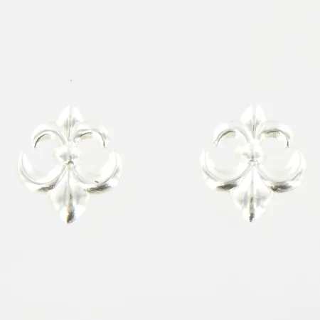 Ett par örhängen 9mm, bredd: 8mm, silver 925/1000 Vikt: 0,5 g