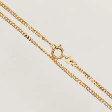 Kedja Pansar, längd 73cm, bredd 2mm, 18K  Vikt: 11 g