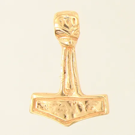 Hänge Tors hammare, 28x19,4mm, 18K Vikt: 8,4 g
