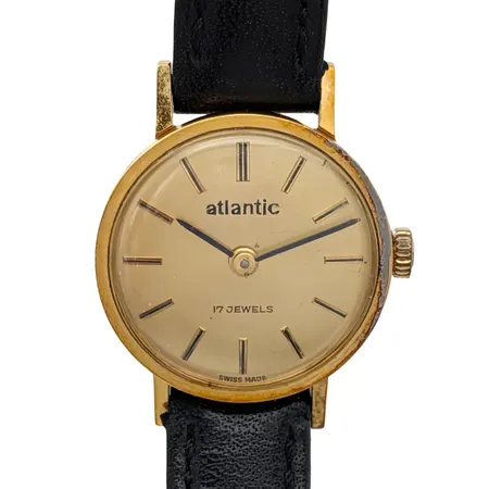 Damur Atlantic, 18K guld, Ø20 mm, manuell, universal skinnband, 