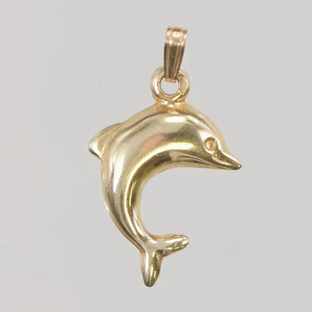 Hänge delfin, 23mm, 14K, 0,7g.